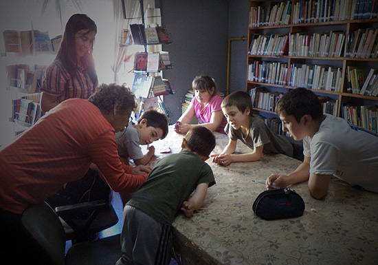 Cierre del taller literario para niños en biblioteca Don Helios Eseverri” Cierre del taller literario para niños en biblioteca Don Helios Eseverri”