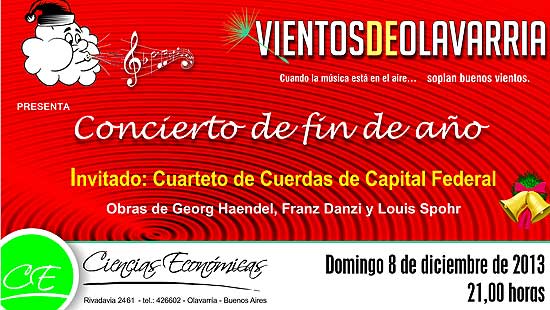 Vientos de Olavarría” prepara el concierto de fin de año Vientos de Olavarría” prepara el concierto de fin de año