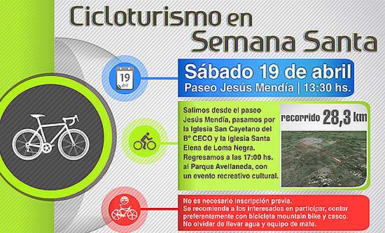 Cicloturismo en Semana Santa Cicloturismo en Semana Santa