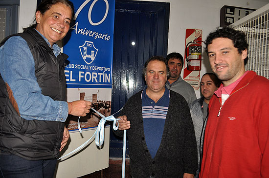 Inauguraron la obra de gas en El Fortín Inauguraron la obra de gas en El Fortín